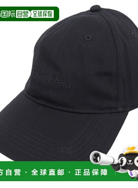 日本直邮Calvin Klein 男女帽子棒球帽均码棉质黑色4D5003G001 CA