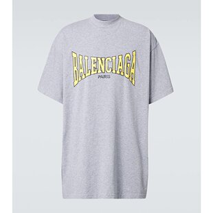 Balenciaga 棉质针织T恤 巴黎世家 宽松款 000895 男士 潮奢