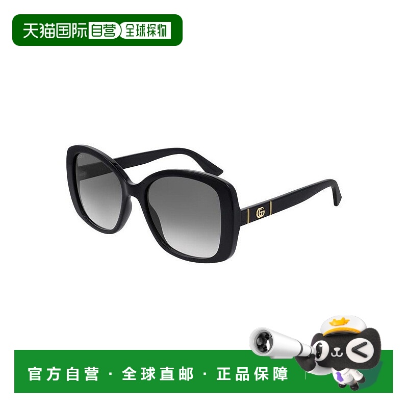1h可退 香港直邮GUCCI 女士太阳镜 GG0762S001 SS2025 黑色 Sungl