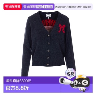 欧洲直邮ganni 女士 针织衫开衫