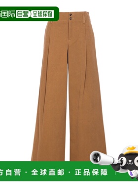 1h可退 香港直邮潮奢 Chloe 蔻依 女士 棉质帆布长裤 CH25APA1136
