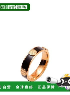1h可退 香港直邮Tory Burch 托里 伯奇 女士 戒指 black黑色 舒适