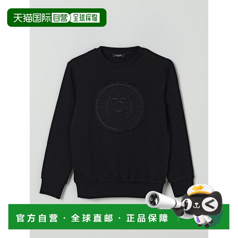 1h可退 香港直邮BALMAIN 男士卫衣 BX4Q00Z3183930BC AW2025 黑色图片