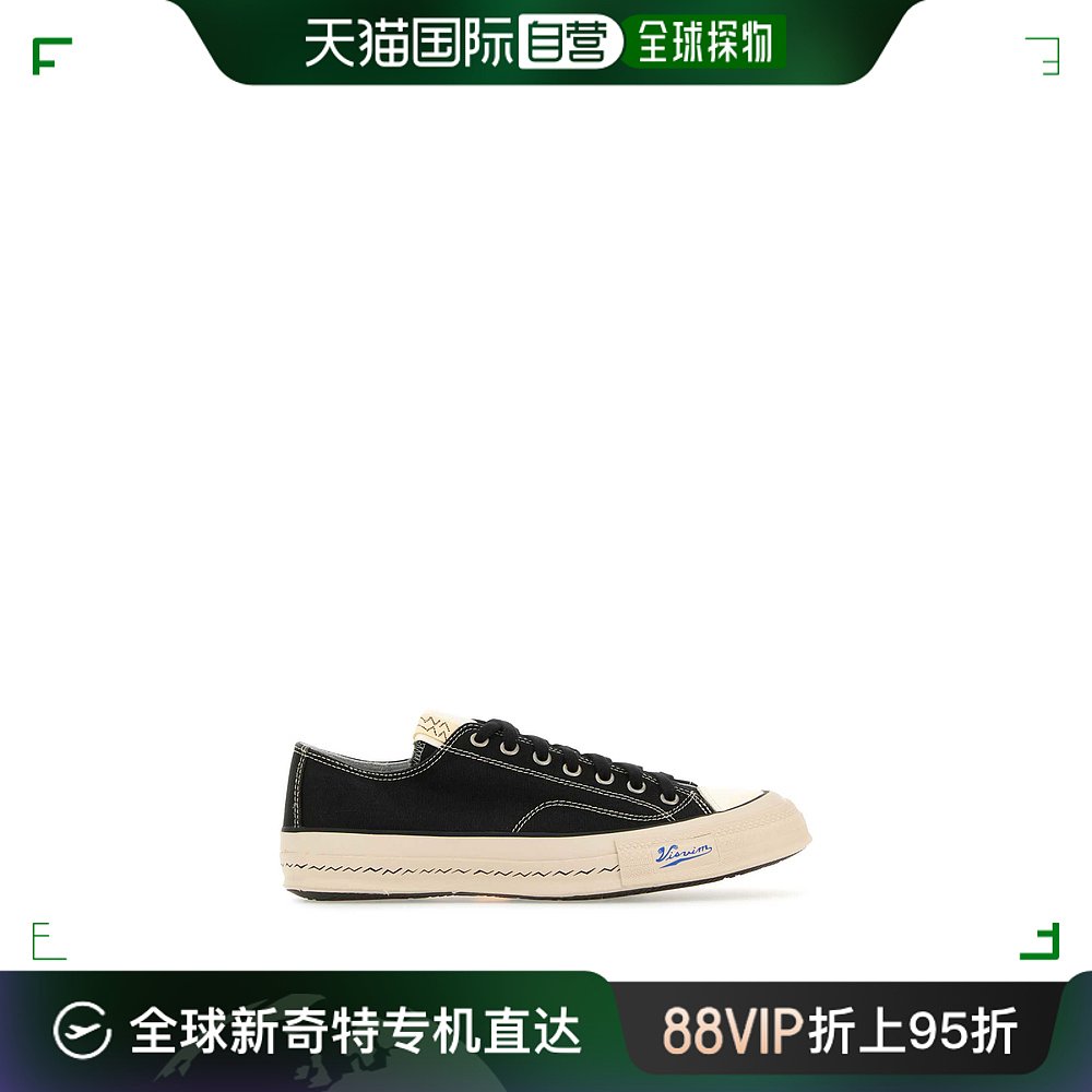 香港直邮潮奢 Visvim维斯维木男士 Skagway黑色帆布运动鞋 012