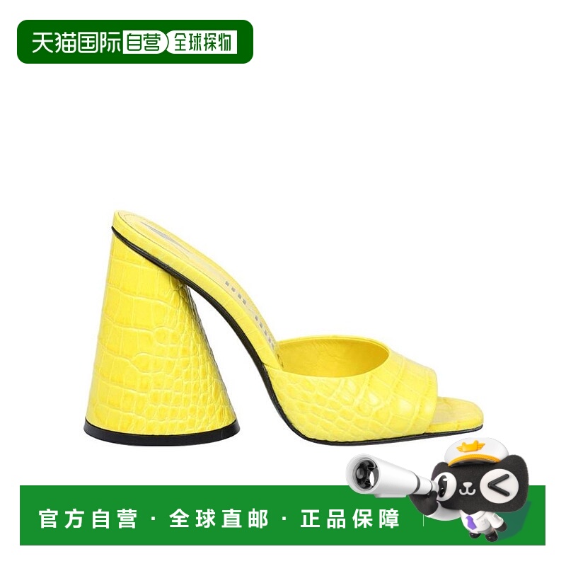 香港直邮The Attico 女士 徽标压纹高跟凉鞋 227WS502EL002