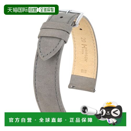 日本直邮03433030-2-20 HIRSCH Osiris 磨砂皮表带手表替换表带易