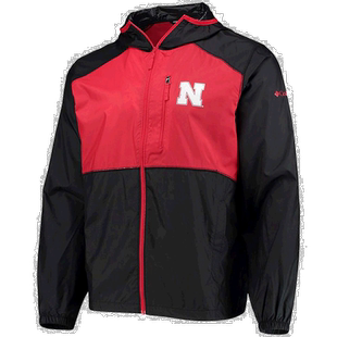 1h可退 【美国直邮】Columbia 男士黑色 猩红色内布拉斯加州哈斯