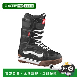 自营欧洲直邮Vans Hi-Standard男士黑色皮革单板滑雪靴
