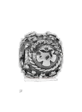 自营 Pandora Silver CZ Egg Charm - 图案 美国奥莱直发潘多拉