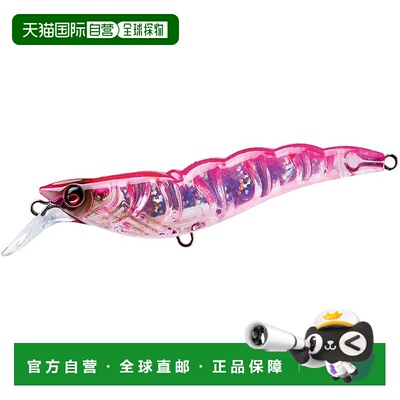 【日本直邮】DUEL YO-ZURI 水晶 3D 虾 (SS) Jerkbait 70 毫米 HP