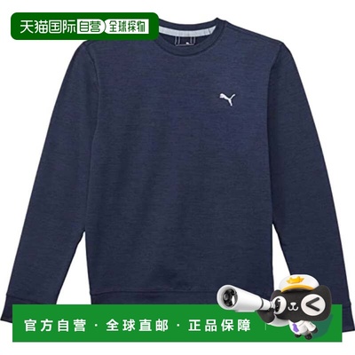 自营Kids Puma Cloudspun Sweater Navy Blazer Heather Crew Nec