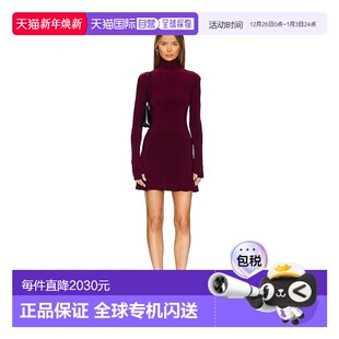 卡玛丽 诺玛 女士 高领鱼尾迷你连衣 香港直邮NORMA 长袖 KAMALI