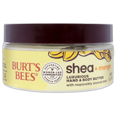 美国直邮Burts Bees乳木果芒果奢华护手霜和护肤霜男女通用-正品
