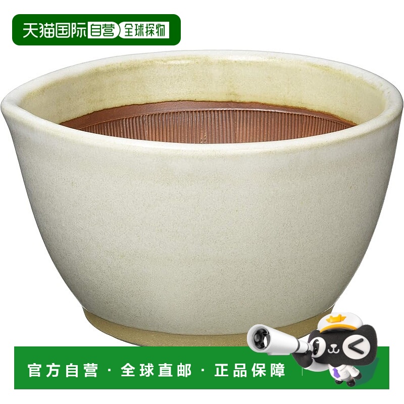 【日本直邮】Motoshige 研钵 中型 微波可用 白色