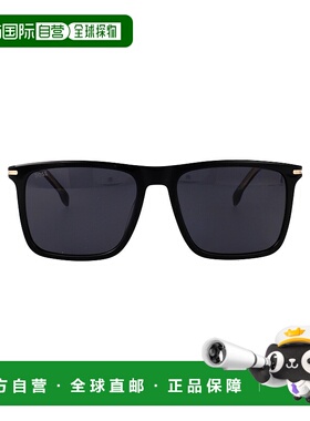 1h可退 香港直邮潮奢 BOSS 波士 男士 黑色醋纤太阳眼镜 BOSS1750