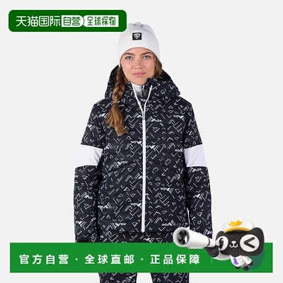 自营欧洲直邮ROSSIGNOL Wispile女士印花雪服羽绒服防风经典夹克
