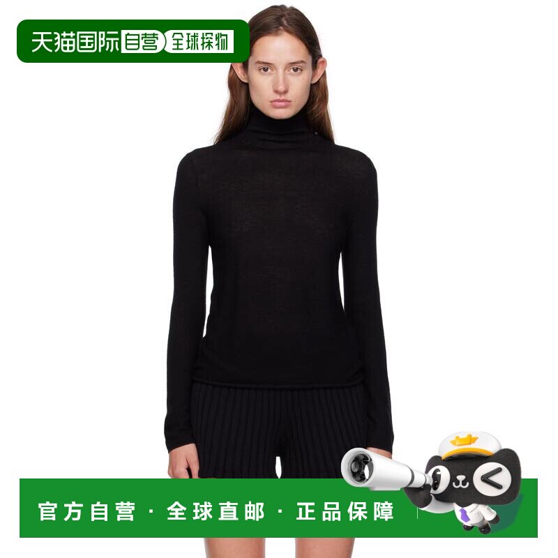1h可退 香港直邮潮奢 Tom Ford 汤姆 福特 女士 黑色 Lory 高领毛