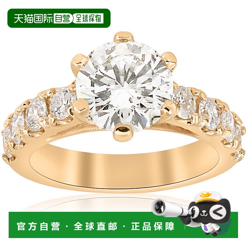 自营 pompeii34 1/2 克拉钻石订婚戒指 14k 黄金 - 14k 黄金 美国