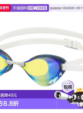 日本直邮VIEW 游泳镜 刀片镜面镜片游泳 V121SAM-SKY 水下眼镜“R