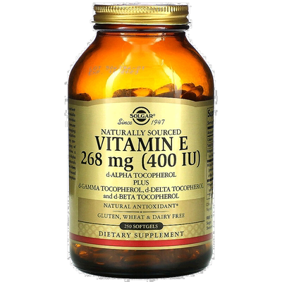 香港直发Solgar天然维生素e 软胶囊250粒