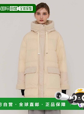 1h可退 日本直邮YOSOOU 女装 双面拼接 轻便羽绒外套 半拉链保暖