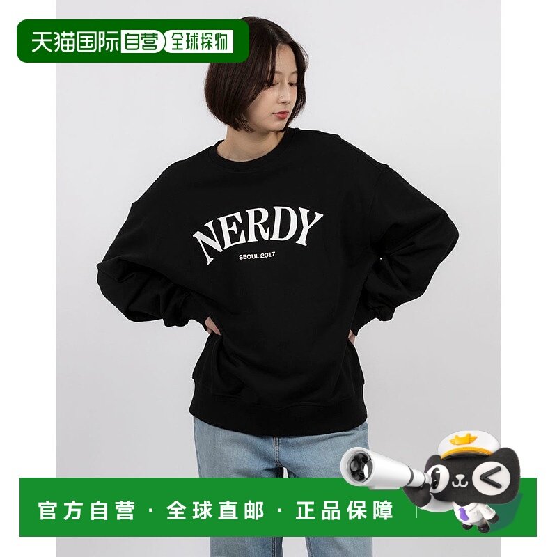 日本直邮NERDY 赛丽芙拱门标志运动衫 [NE8621EU000865] 深蓝色