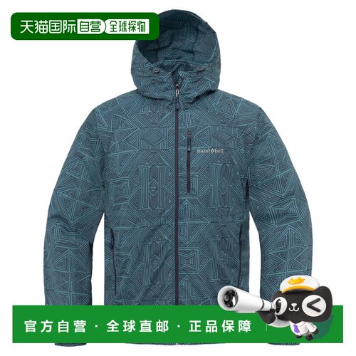 日本直邮Montbell US Wind Blast 男款 印花软壳衣