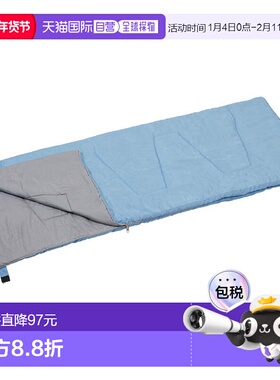 日本直邮CAPTAINSTAG 可洗睡袋 600 蓝色 UB0003