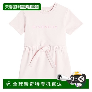 女童 1h可退 纪梵希 香港直邮潮奢 徽标棉混纺连衣裙童 Givenchy