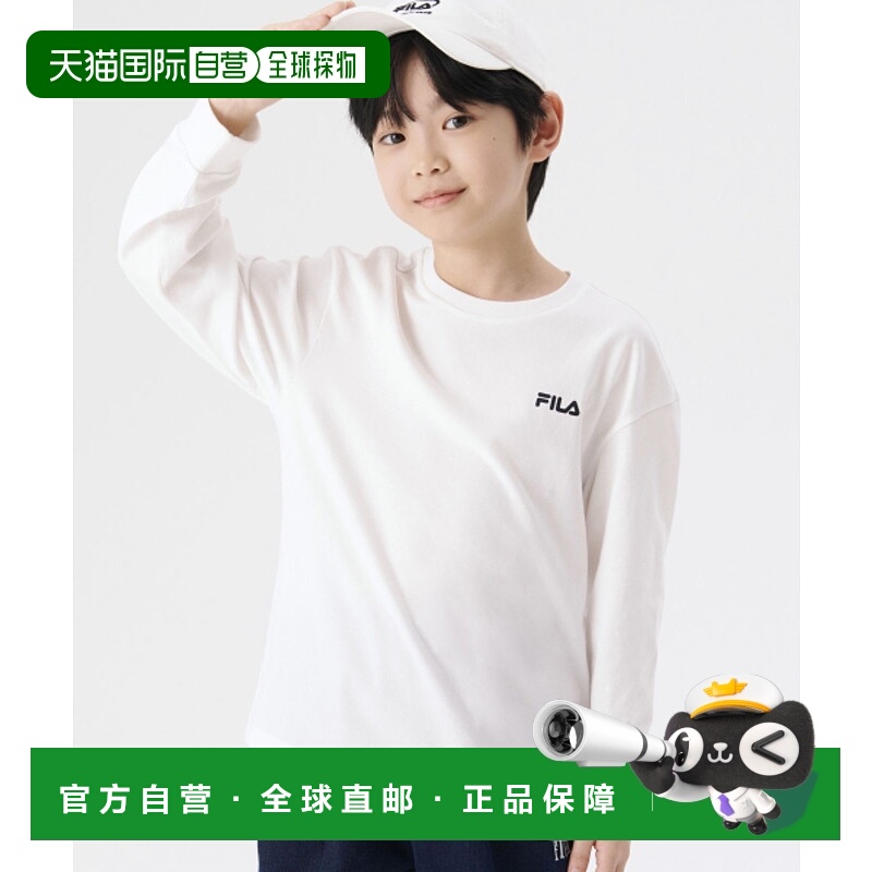 韩国直邮FILA KIDS 儿童童装T恤1200FK2RLG1101XOWH