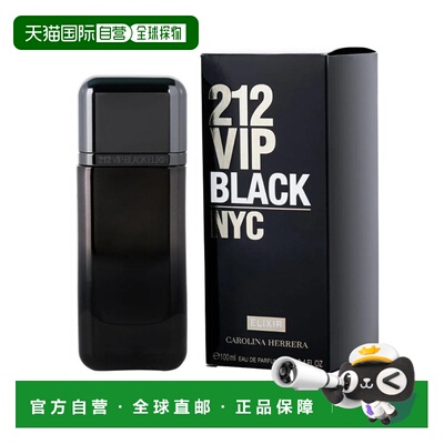 美国直邮M C. HERRERA 212 VIP BLACK ELIXIR 3.4OZ PARFUM正品