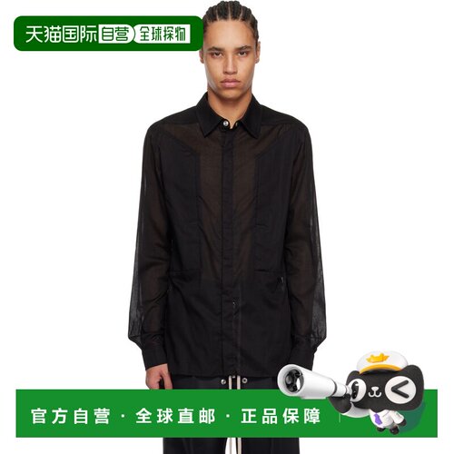 1h可退 香港直邮rick owens 瑞克 欧文斯 男士 黑色 Hollywood Fo