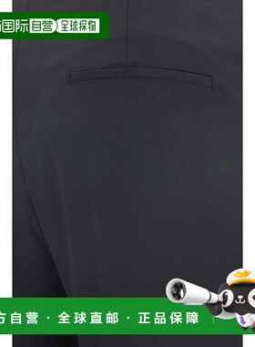 香港直邮CHLOÉ 女士休闲裤 CH24APA32063001 AW2024 黑色 低腰羊