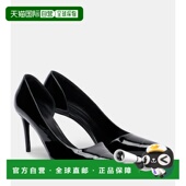 香港直邮潮奢 KHAITE 1h可退 女士 Jett 多尔赛漆皮浅口鞋
