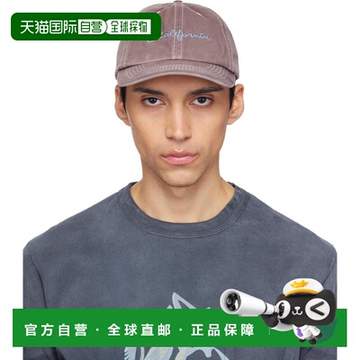 香港直邮Erl 男士 棕色 California 棒球帽 ERL12K030BROWN