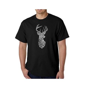 男式 文字艺术 鹿 Art 恤 种类 Pop