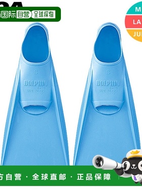 日本直邮AQA 脚蹼潜水浮潜 彩色 SSS KF-2118K-21运动橡胶