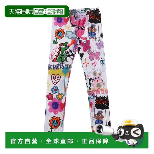 香港直邮KHRISJOY 女童长裤 KT6A11J0338999 AW2023 白色 Graffit