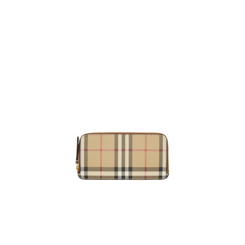 BURBERRY 女士钱包 80944471 SS2025 花色 长款 Somerset 钱包