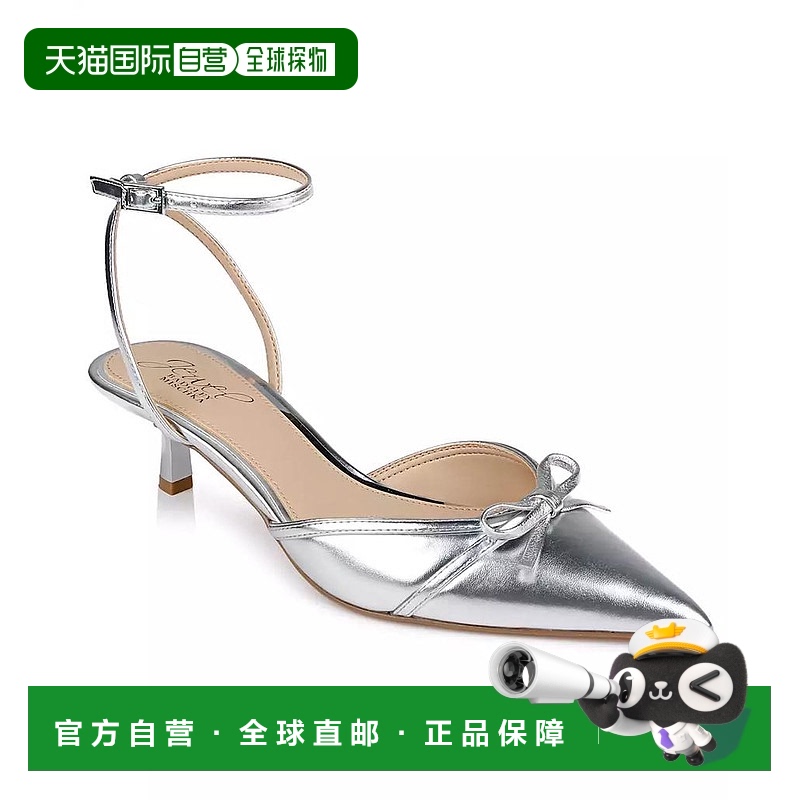 【美国直邮】badgley mischka 女士 时尚休闲鞋尖头高跟鞋蝴蝶结