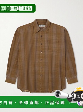 1h可退 香港直邮潮奢 Our Legacy 男士 Borrowed 格纹棉质法兰绒