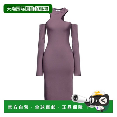 1h可退 香港直邮潮奢 off-white 女士 中长连衣裙 pink粉色 舒适