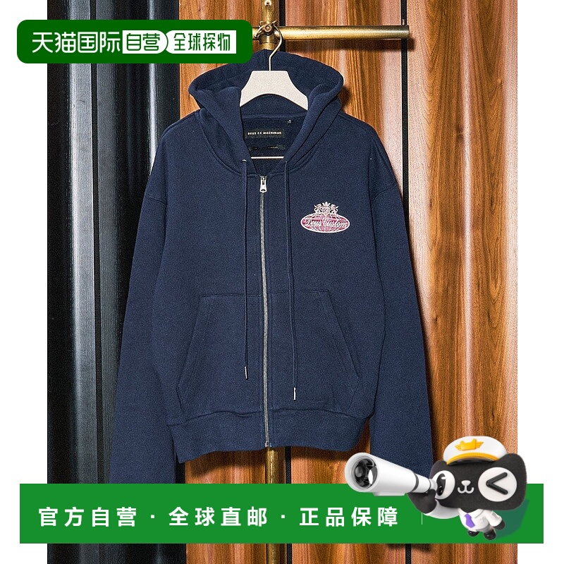 1h可退 日本直邮DEUS EX MACHINA 女装 加厚连帽衫 宽松短款设计