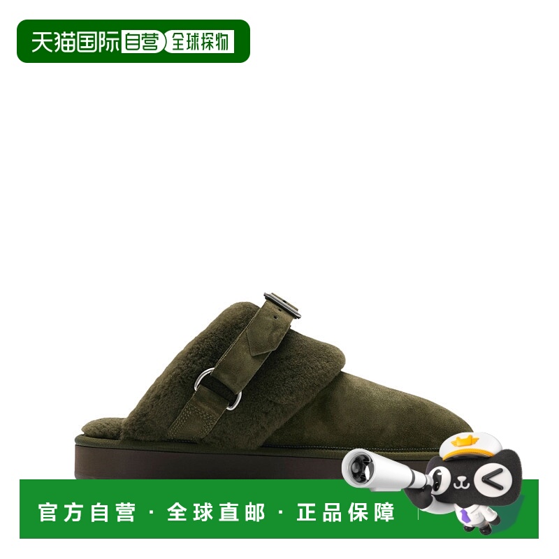 香港直邮BURBERRY 男士拖鞋 8092527C1173 AW2024 绿色