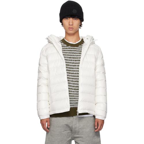 Moncler 盟可睐 男士 白色 Besines 羽绒夹克 J20911A00003597EX