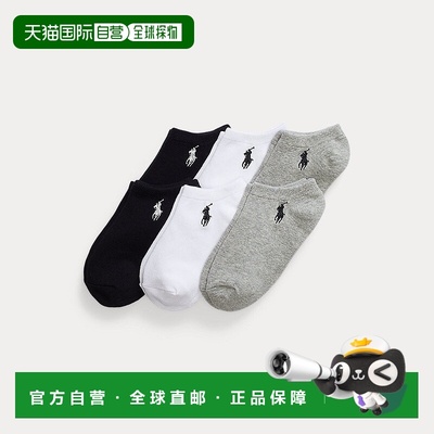 自营欧洲直邮RalphLauren拉夫劳伦 6双低筒袜