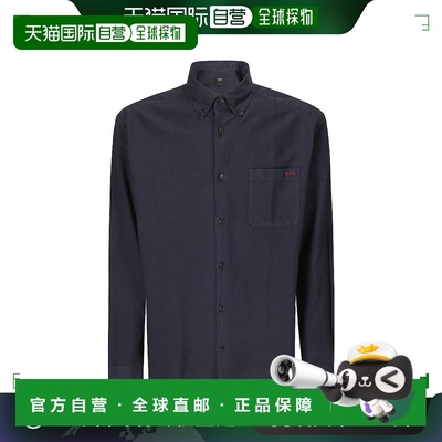 1h可退 香港直邮A.P.C. 男士衬衫 COHAHH12599IAK AW2024 黑色 长