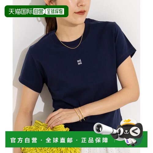 日本直邮nolnol 女士 修身圆领T恤 全棉弹力 洗可水洗 6003530301