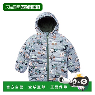 自营Wippette Truck Print Quilted Puffer Jacket - grey 美国奥
