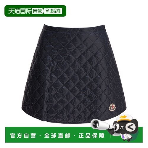 1h可退 香港直邮MONCLER 女士半身裙 2D00014788RA778 AW2025 黑